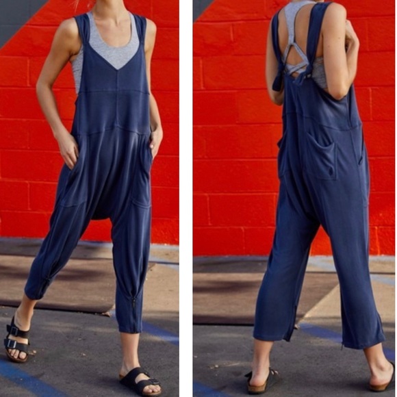 Free People Pants - NWT Free People | Blue High Tide Jumpsuit Romper